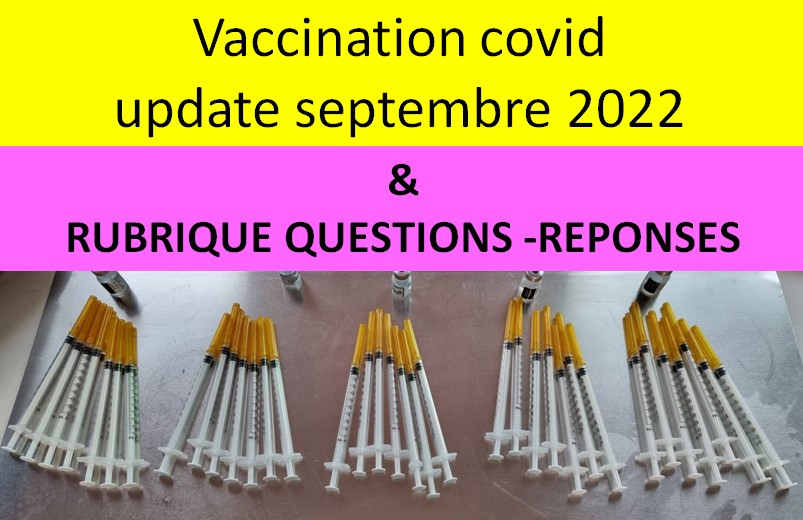 Vaccination Covid en pharmacie Version update septembre 2022
