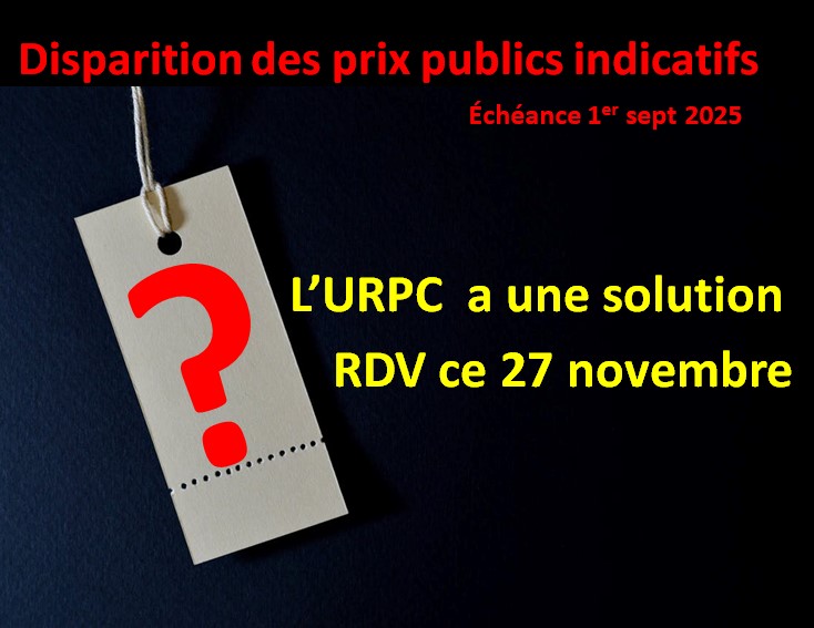 Disparition des prix publics indicatifs
