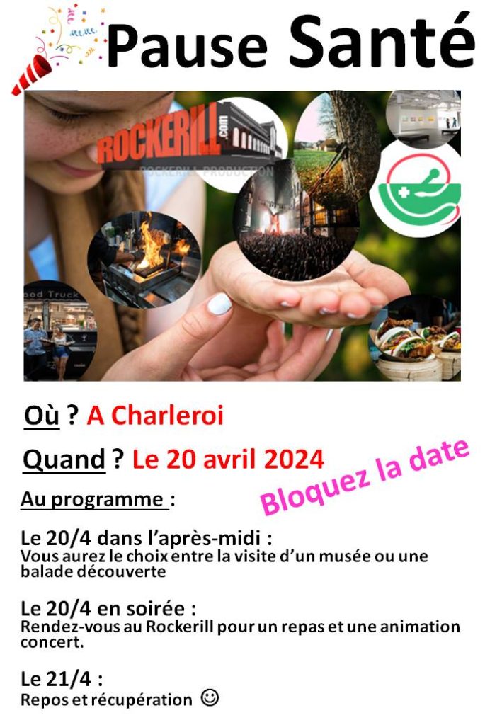 Evénement « Pause Santé » du 20 avril 2024